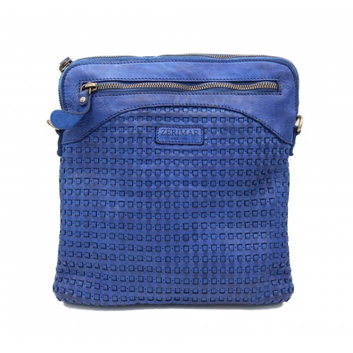 Bolsa de couro trançado...