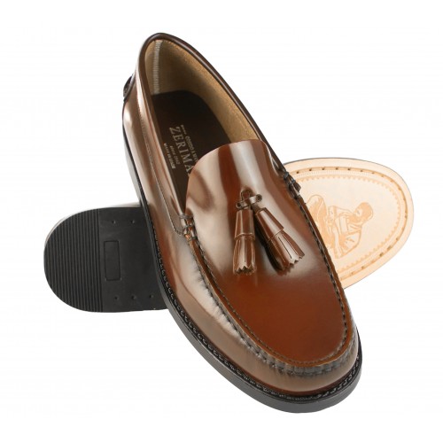 Mocassins masculinos com...