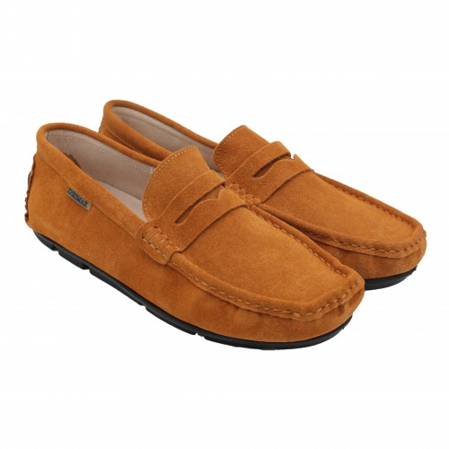 Mocasines de ante natural...