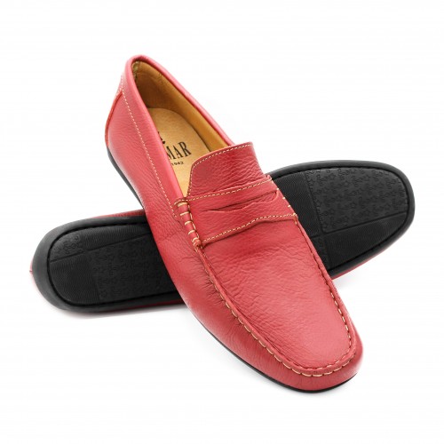 Mocassins máscara de couro...
