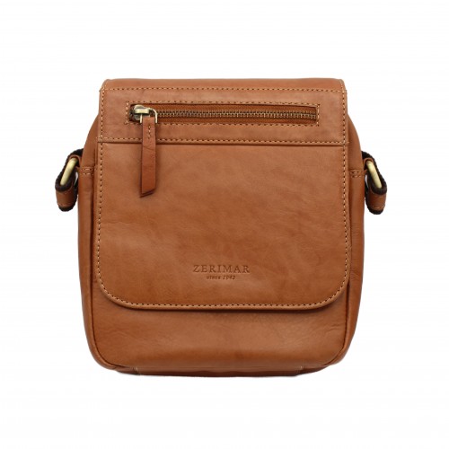 Bolsa de ombro de couro...