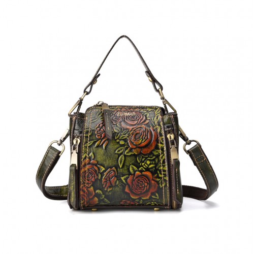 Bolsa de couro com alça...