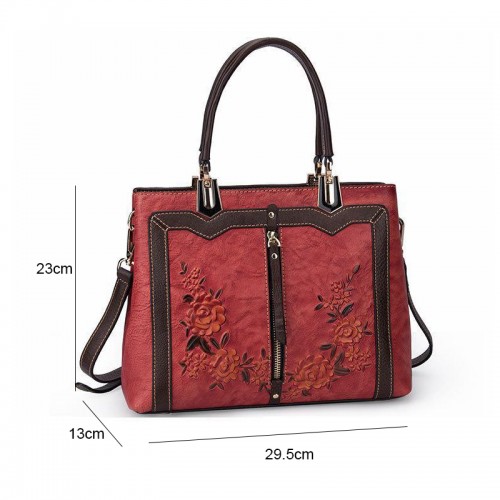 Bolsa de couro com alça...