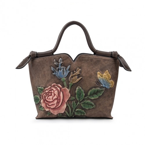 Bolsa de couro com alça...