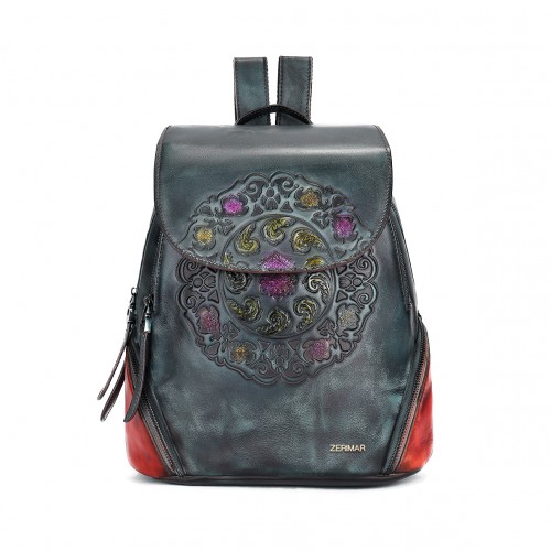 Mochila de couro EXOTIC com...