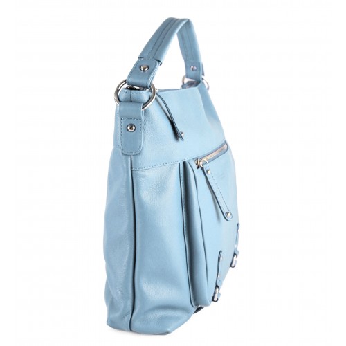 Bolsa de couro com alças...