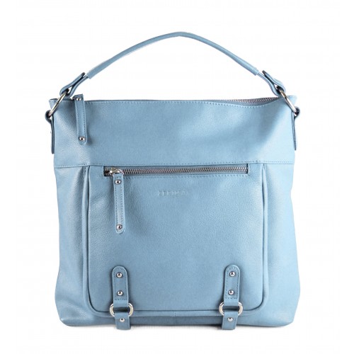 Bolsa de couro com alças...