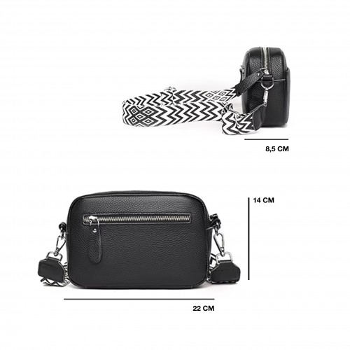 Bolsa de ombro em couro...