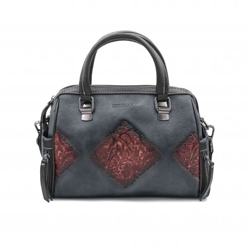 Bolsa de couro com alça...