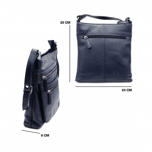 Bolsa de ombro em couro...