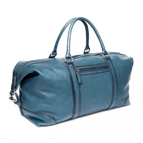 Bolsa de viagem de couro...
