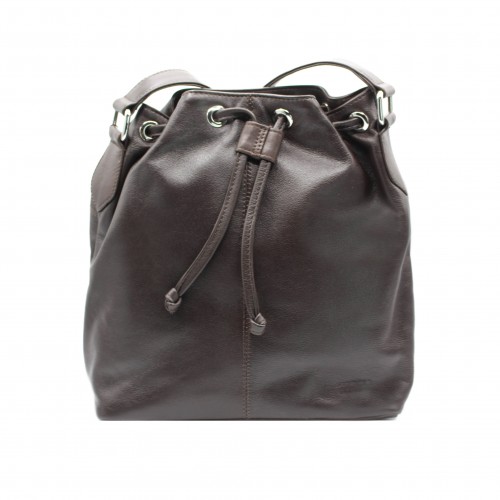 Bolsa de couro com alça...