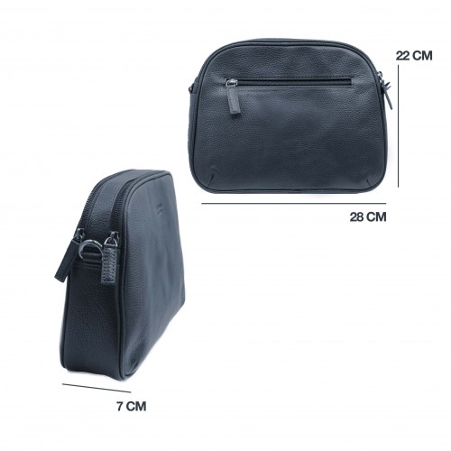 Bolsa de ombro em couro...