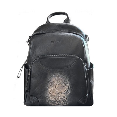 Mochila de couro 32x26x13...