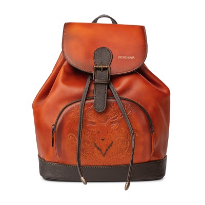 Mochila de couro 36x30x16...