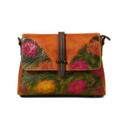 Bolsa de couro tiracolo...