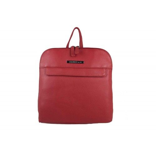 Mochila de piel natural de mujer estilo casual  25x24x6 cm Zerimar - 1
