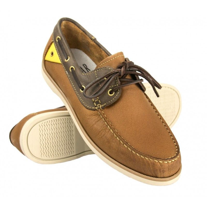 Nauticos de piel para hombre de verano Zerimar - 1