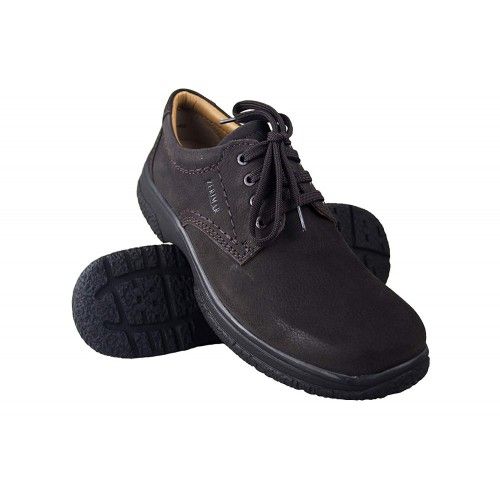 Zapatos de piel de hombre para hosteleria color marron Zerimar - 1