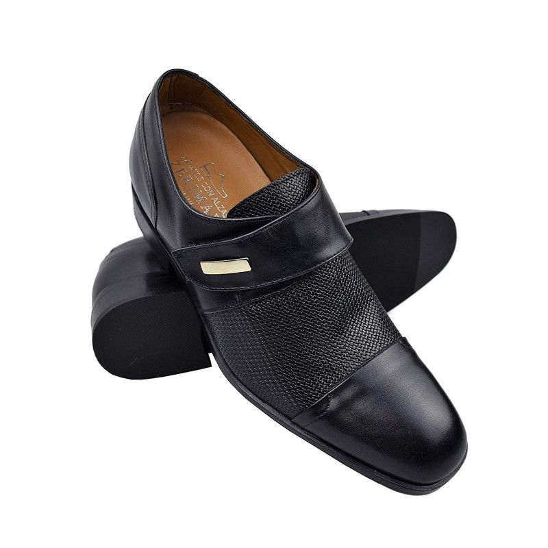 Zapatos de vestir con alzas para hombre que Aumentan su Altura 7 cm Zerimar - 5