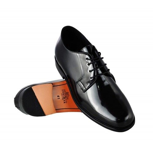 Zapatos de piel con alzas Interiores para Caballero de 7 cm Zerimar - 1