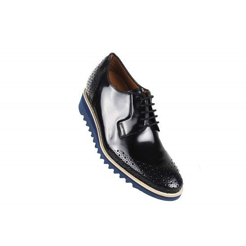 Zapatos con alzas para hombre aumentan su Altura  8 cm Zerimar - 4