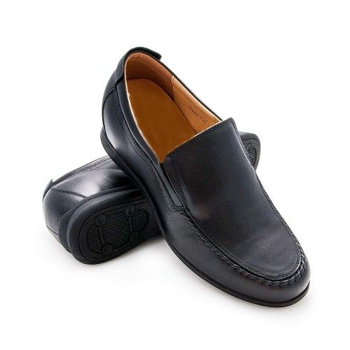 Zapatos de piel con alzas para hombre de 6 cm Zerimar - 1