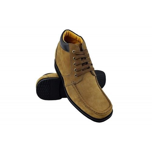 Botas de piel para hombre con alzas interiores aumento 9,5 Cm Zerimar - 1