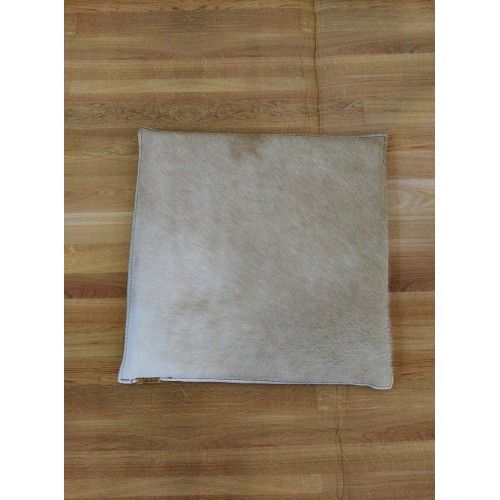 Cojin decorativo de piel de vaca natural 35x35 cm Zerimar - 1