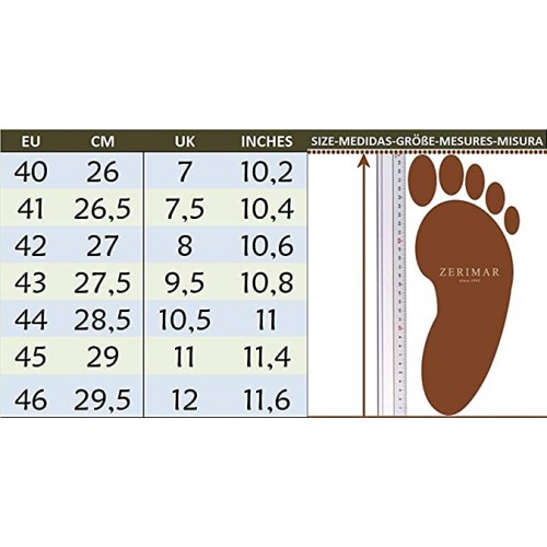 Sandalias de piel de trekking o senderismo Zerimar - 10
