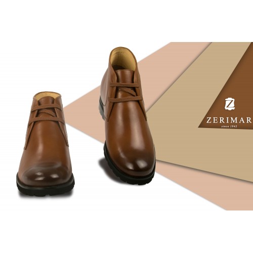 Botas de piel de vestir con alzas de 7,5 cm para hombre Zerimar - 3
