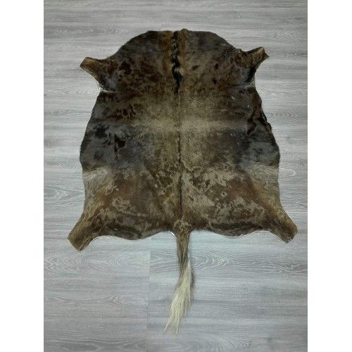 Alfombra piel de Ñu Africano natural 155x125 cm Zerimar - 2