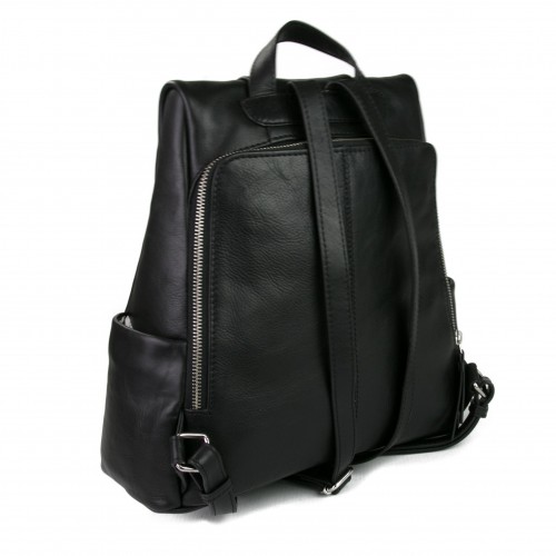 Mochila de piel natural con cierre trasero antirrobo Zerimar - 10