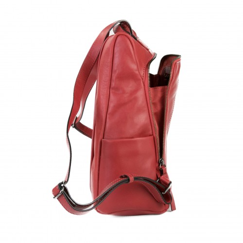 Mochila de piel natural con cierre trasero antirrobo Zerimar - 17