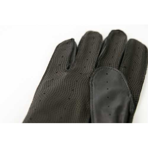 Guantes para conducir de cuero con cierre de botón Zerimar - 3
