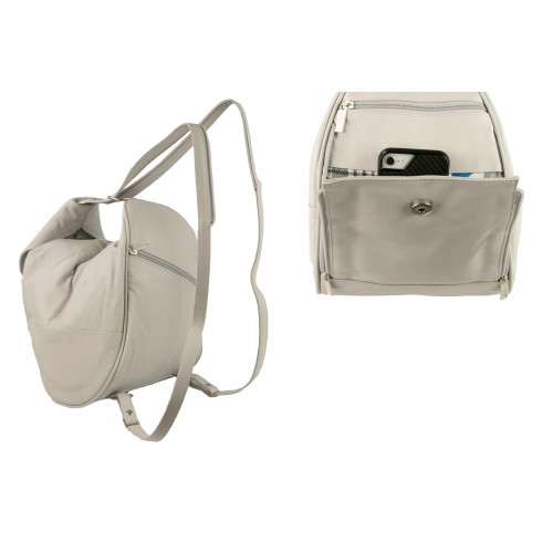 Bolsa de couro 2 em 1 e mochila Zerimar - 30